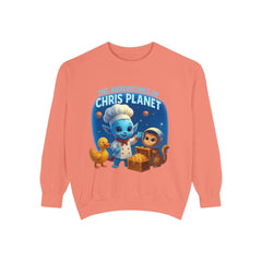 Unisex Adventure Sweatshirt - Cozy & Fun Chris Planet Design, Gift for Kids, Casual Wear, Celebration Apparel, Unique Children's Clothing
