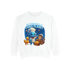 Unisex Adventure Sweatshirt - Cozy & Fun Chris Planet Design, Gift for Kids, Casual Wear, Celebration Apparel, Unique Children's Clothing