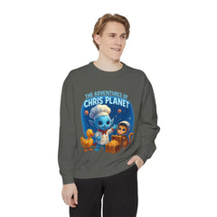 Unisex Adventure Sweatshirt - Cozy & Fun Chris Planet Design, Gift for Kids, Casual Wear, Celebration Apparel, Unique Children's Clothing
