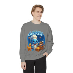 Unisex Adventure Sweatshirt - Cozy & Fun Chris Planet Design, Gift for Kids, Casual Wear, Celebration Apparel, Unique Children's Clothing