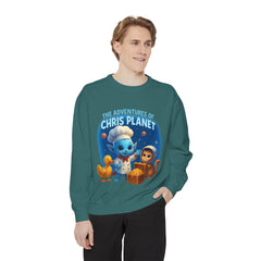 Unisex Adventure Sweatshirt - Cozy & Fun Chris Planet Design, Gift for Kids, Casual Wear, Celebration Apparel, Unique Children's Clothing