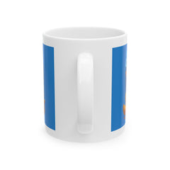 Whimsical Adventure Ceramic Mug - Perfect Gift for Kids, Storytime Companion, Fun Kitchen Decor, Cartoon Lover's Mug, Unique Gift Idea