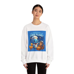 Whimsical Adventure Crewneck Sweatshirt, Cozy Gift for Kids, Family Matching, Fun Illustrative Apparel, Cartoon Sweatshirt, Children's [...]